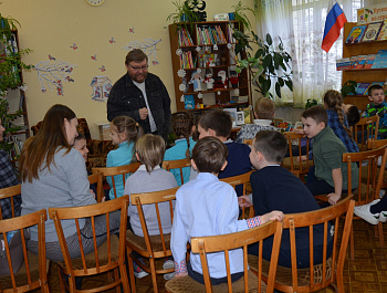 Встреча с вологодским писателем Д. Ермаковым в детской библиотеке