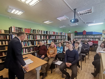Встреча Депутата Законодательного Собрания Вологодской области Алексея Маслова с жителями деревни Юрово